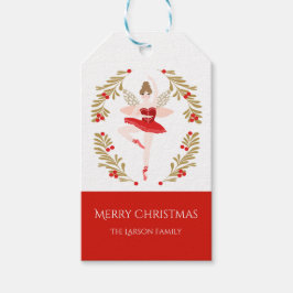 Etiqueta de regalo de los Navidades de leche de ci