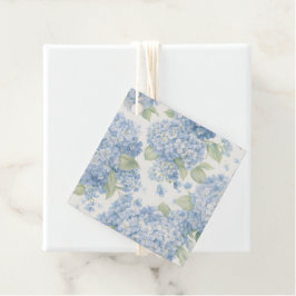 Etiqueta de Regalo de Lujo de Hortensia Azul | Cos