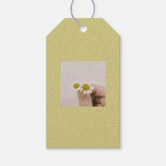 Etiqueta de regalo de margarita minimalista – Fing