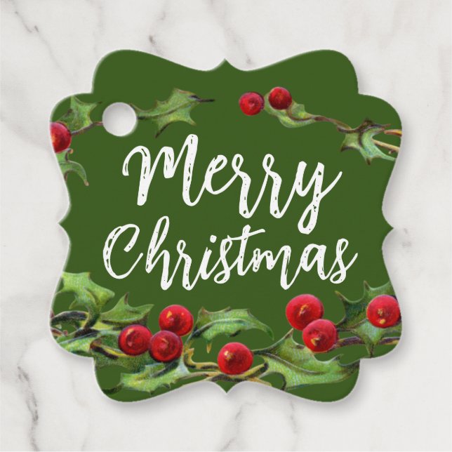 Etiqueta de regalo de Mistletoe Wrath (Anverso)