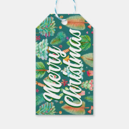 Etiqueta de regalo de navidad