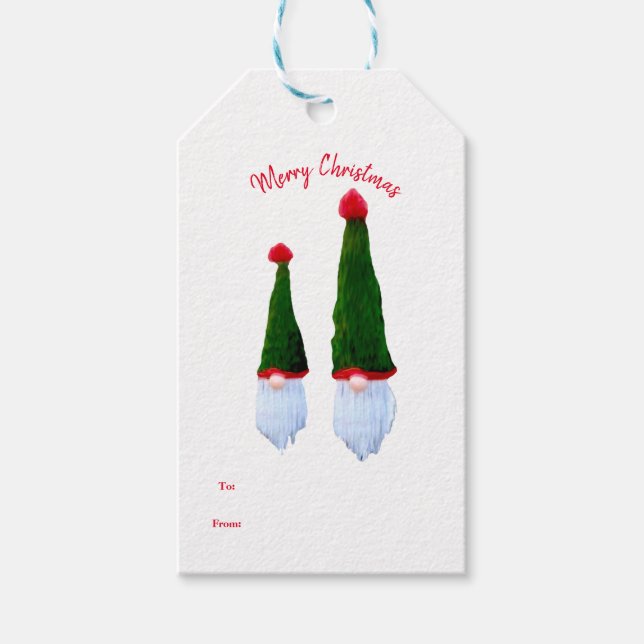 Etiqueta de regalo de Navidad (Anverso)