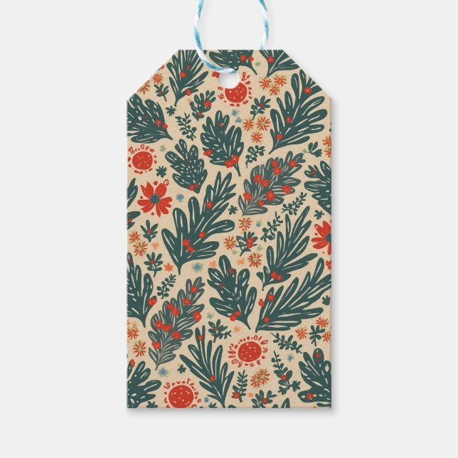 Etiqueta de regalo de Navidad (Anverso)