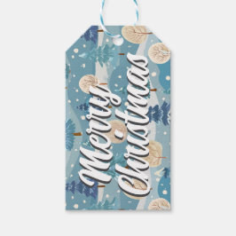 Etiqueta de regalo de navidad