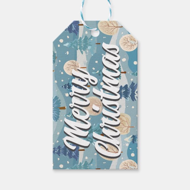 Etiqueta de regalo de navidad (Anverso)