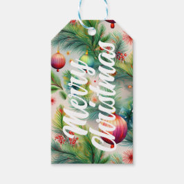 Etiqueta de regalo de navidad