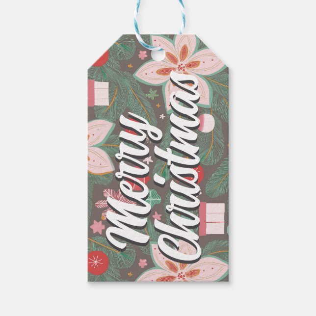 Etiqueta de regalo de navidad (Anverso)