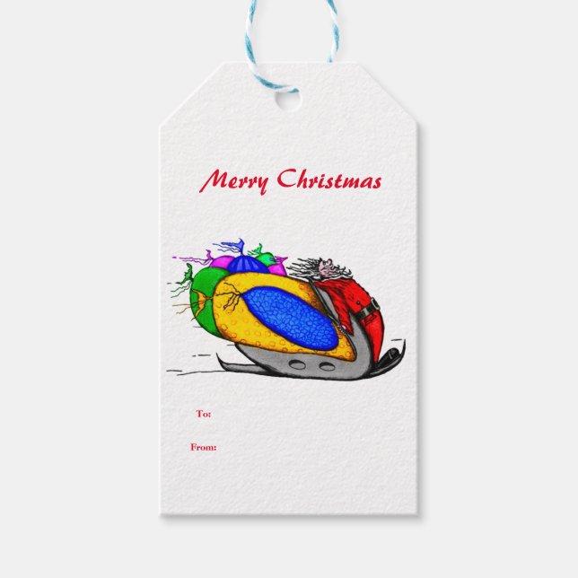 Etiqueta de regalo de Navidad (Anverso)