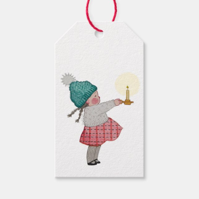 etiqueta de regalo de Navidad (Anverso)
