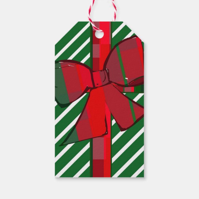Etiqueta de regalo de Navidad (Reverso)