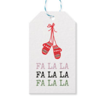 Etiqueta de regalo de Navidad. Etiqueta de vacacio