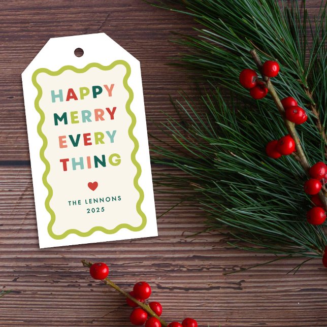 Etiqueta de regalo de Navidad ondulada alegre marf (Subido por el creador)