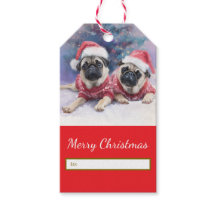 Etiqueta de regalo de Navidad para amantes de los