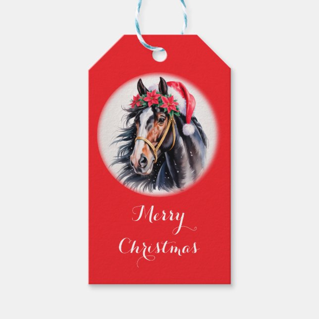 Etiqueta de regalo de Navidad para amantes de los  (Anverso)