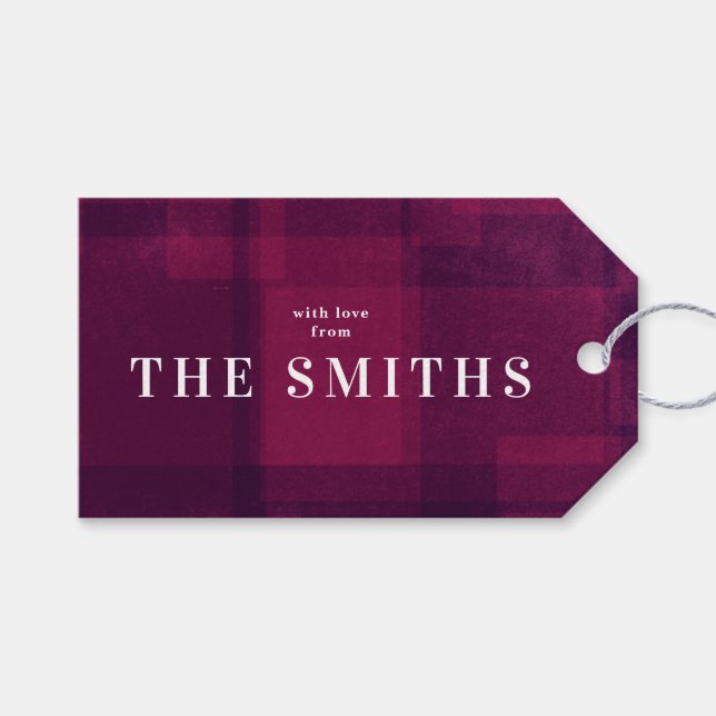 Etiqueta de regalo de Navidad para Navidades de ch (Frente (Horizontal))