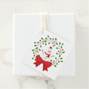 Etiqueta de regalo de navidades