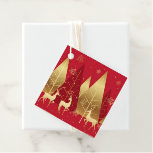 Etiqueta de regalo de navidades