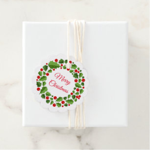 Etiqueta de regalo de navidades