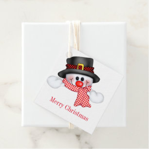 Etiqueta de regalo de navidades