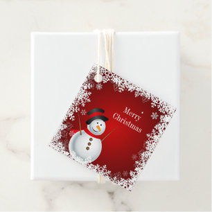 Etiqueta de regalo de navidades