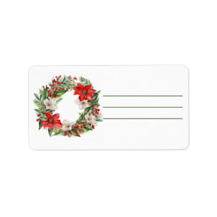 Etiqueta de regalo de navidades