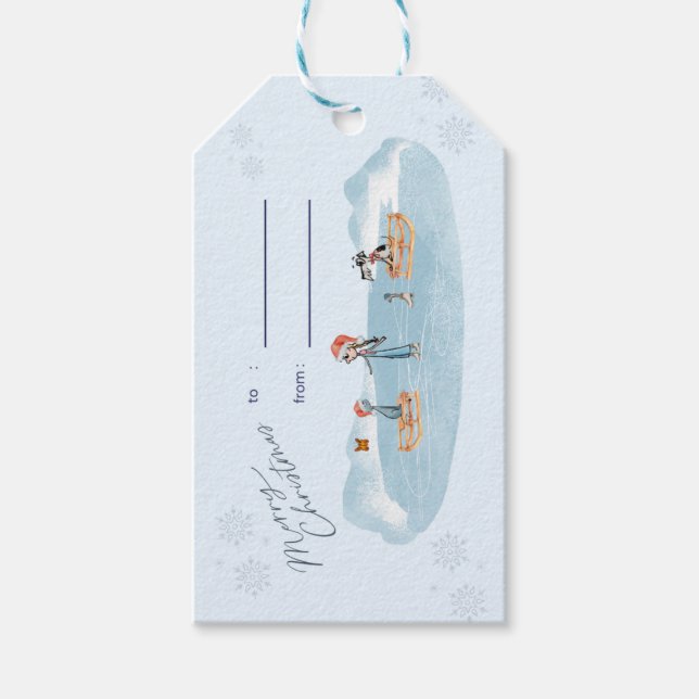 Etiqueta de regalo de navidades (Anverso)