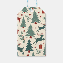 Etiqueta de regalo de navidades