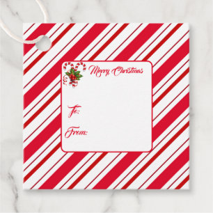 Etiqueta de regalo de navidades
