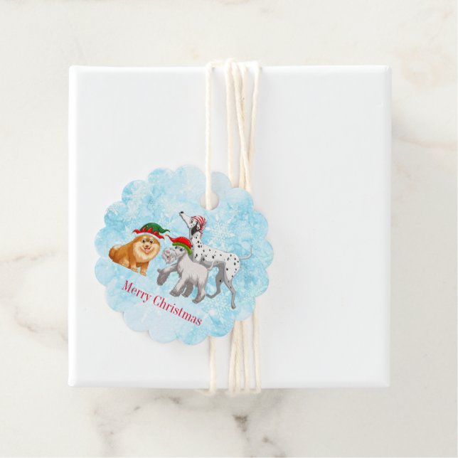 Etiqueta de regalo de navidades (In situ)
