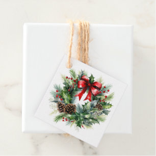Etiqueta de regalo de navidades