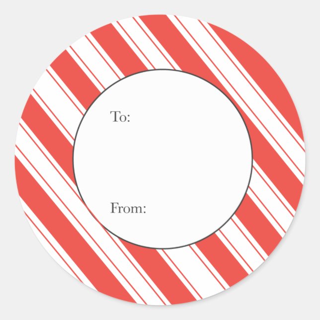 Etiqueta de regalo de navidades (Anverso)