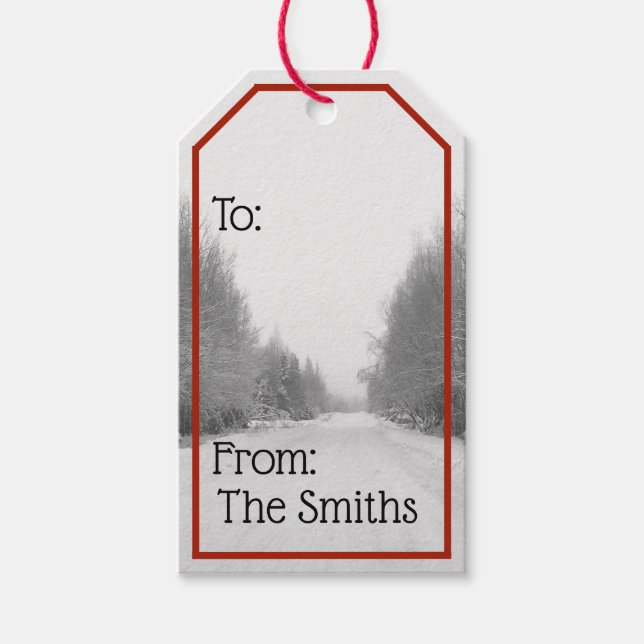 Etiqueta de regalo de navidades (Anverso)