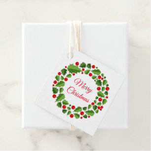 Etiqueta de regalo de navidades