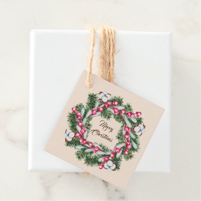 Etiqueta de regalo de navidades (In situ)