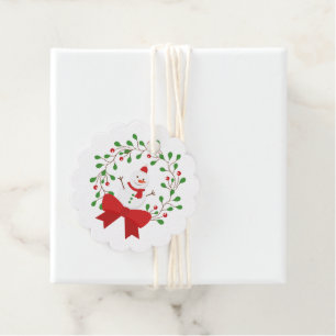 Etiqueta de regalo de navidades