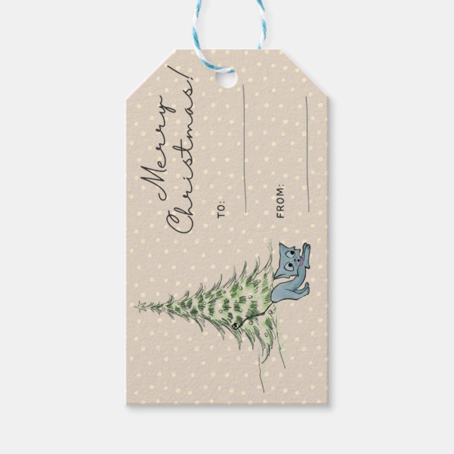 Etiqueta de regalo de navidades (Anverso)