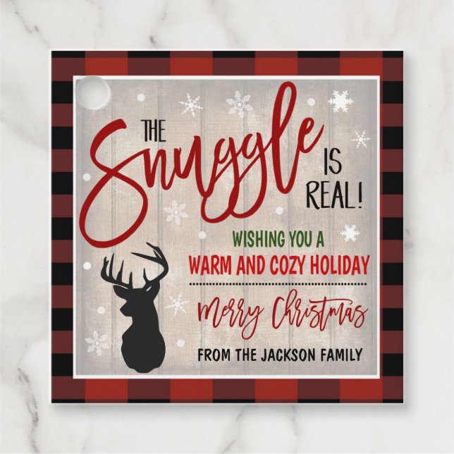 Etiqueta de regalo de navidades (Anverso)