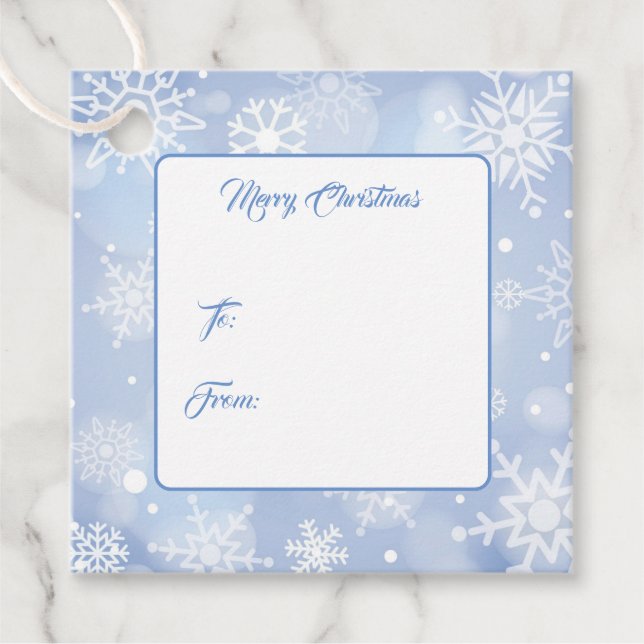 Etiqueta de regalo de navidades (Anverso)