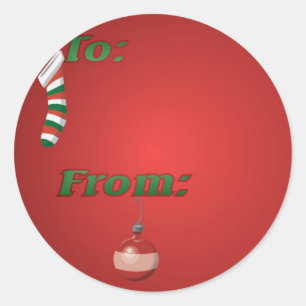 Etiqueta de regalo de navidades