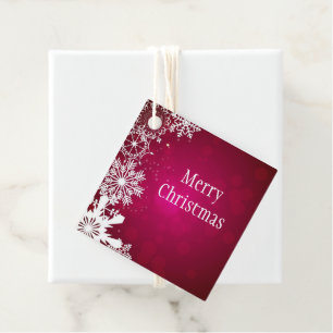 Etiqueta de regalo de navidades