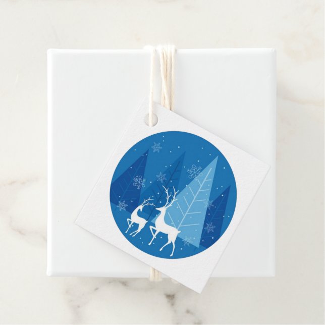 Etiqueta de regalo de navidades (In situ)