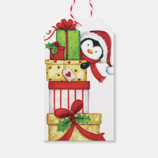 Etiqueta de regalo de navidades (Anverso)