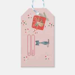 Etiqueta de regalo de navidades