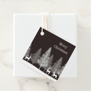 Etiqueta de regalo de navidades