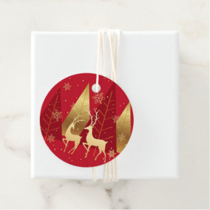 Etiqueta de regalo de navidades