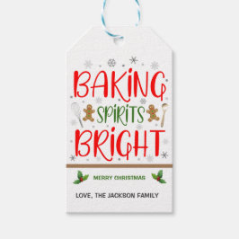 Etiqueta de regalo de navidades