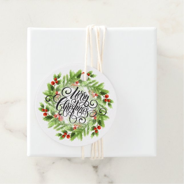 Etiqueta de regalo de navidades (In situ)
