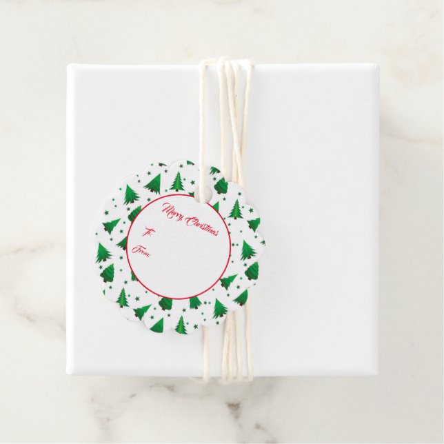 Etiqueta de regalo de navidades (In situ)