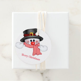 Etiqueta de regalo de navidades