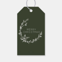 Etiqueta de regalo de navidades